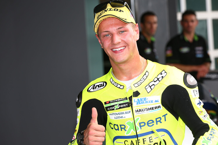 Dominique Aegerter glaubt, dass er 2015 um den Moto2-Titel kämpfen kann