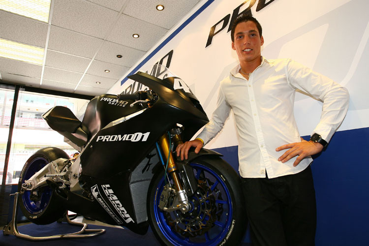 Aleix Espargaro mit der Harris-Moto2