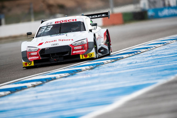 Fabian Vettel durfte den Audi von René Rast fahren