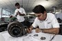 Techniker an der Arbeit