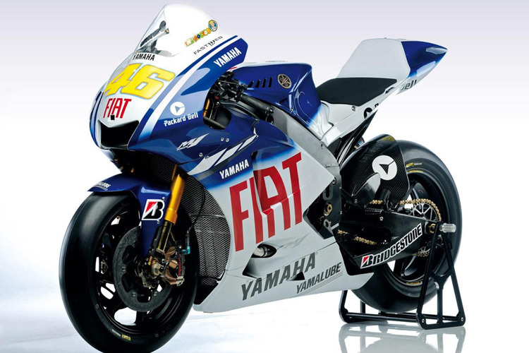 Die Yamaha M1 in 2009er-Design.