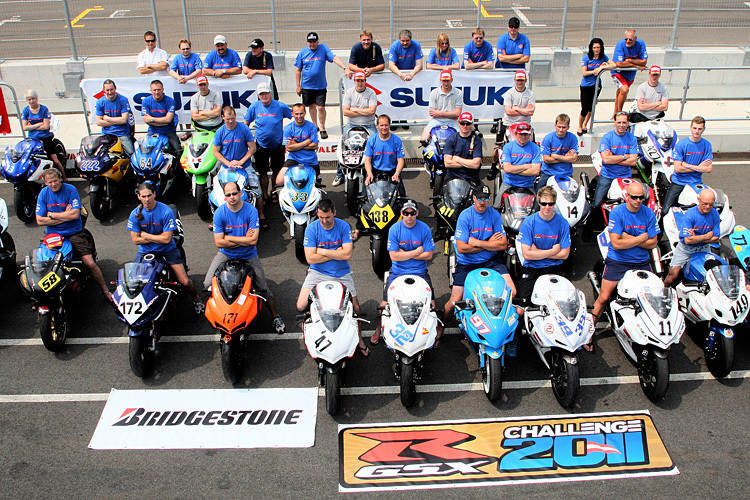 Die Suzuki GSX-R Challenge erfreut sich grosser Beliebtheit