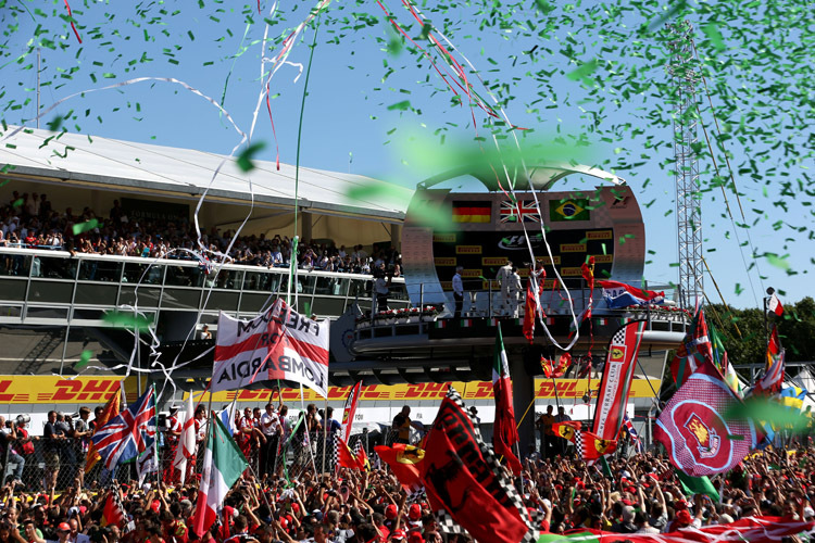 Nicht nur bei den Tifosi beliebt: Der Italien-GP in Monza