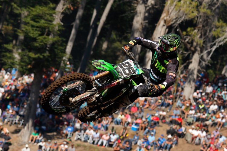 Clement Desalle (Kawasaki) wurde hinter den Red Bull KTM-Stars guter Dritter