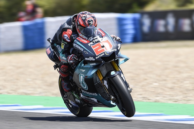 MotoGP-Rookie Fabio Quartararo steht auf Pole-Position