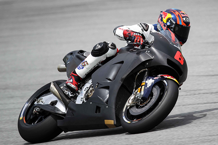 Stefan Bradl auf der Honda in Sepang