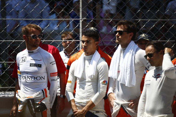 In Monaco legte das Formel-1-Fahrerlager eine Schweigeminute für die Opfer von Manchester ein
