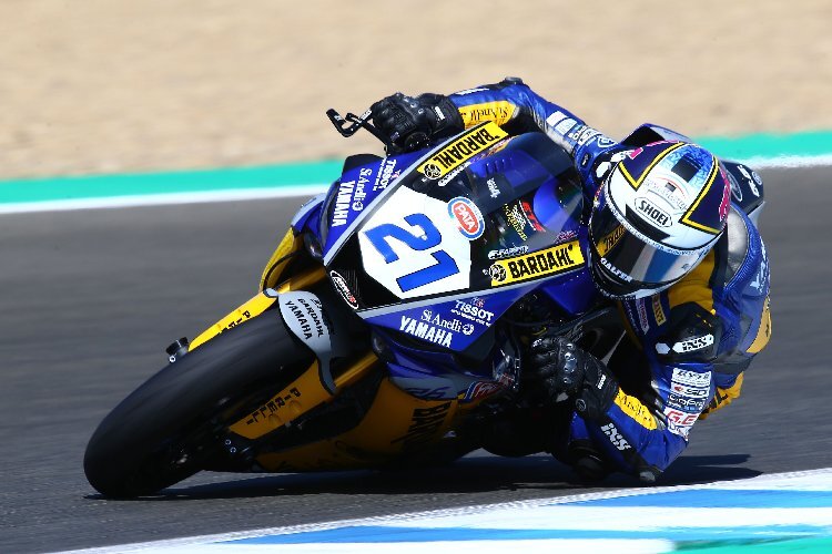 Randy Krummenacher ist auch in Jerez gut aufgelegt