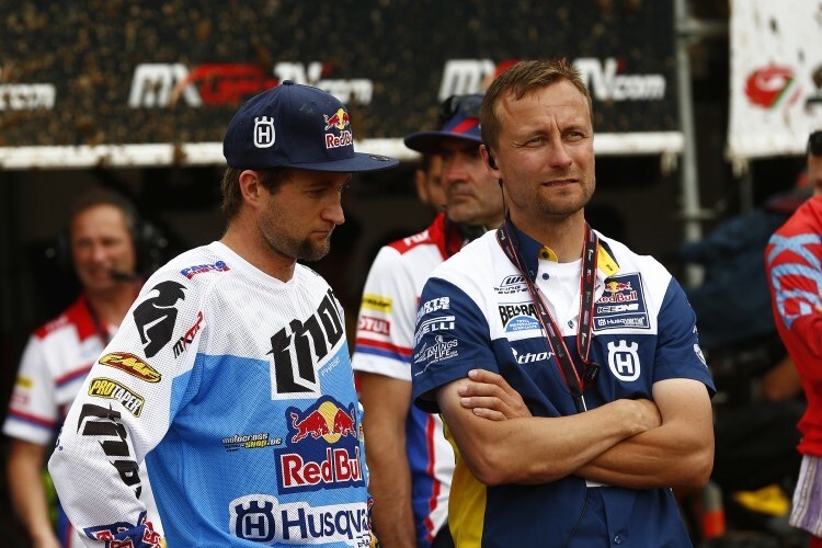 Max Nagl (li) mit Antti Pyrhonen