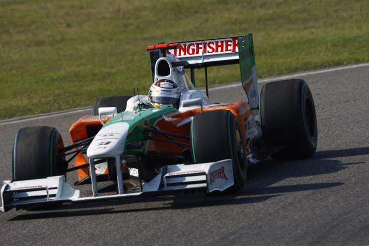 Adrian Sutil fuhr in die Top-Ten