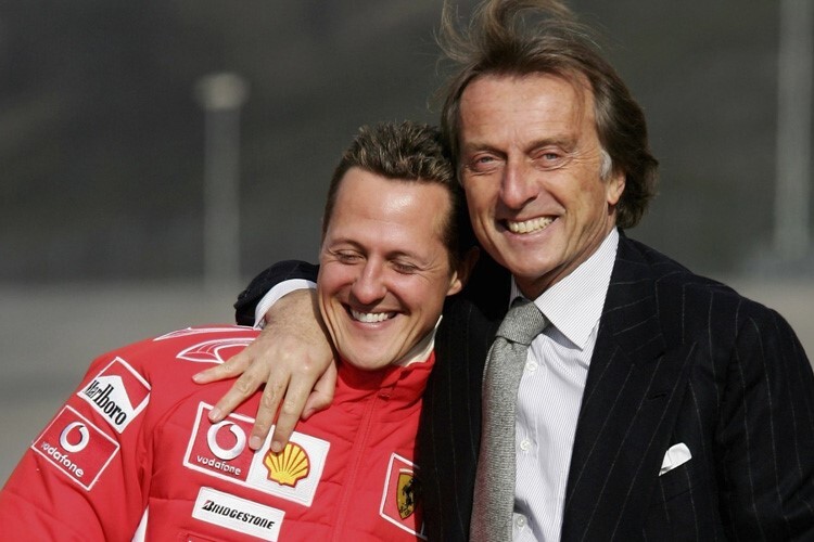 Michael Schumacher und Luca Montezemolo