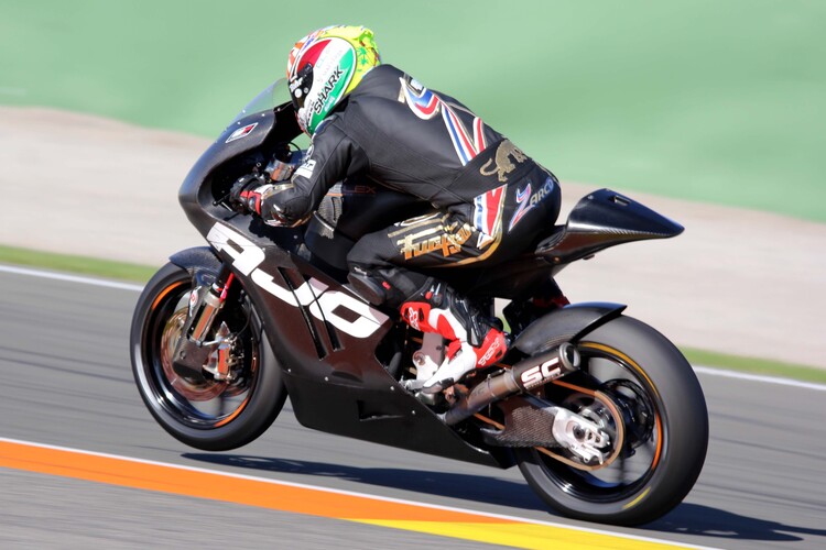 Johann Zarco auf der Ajo-Kalex im November in Valencia