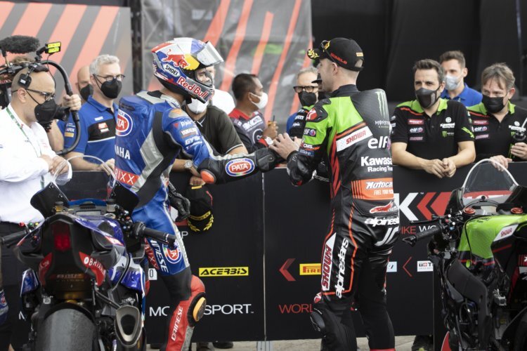 Toprak Razgatlioglu und Jonathan Rea