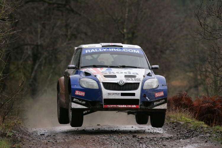 Der spätere Schottland-Sieger Wilks im Fabia S2000