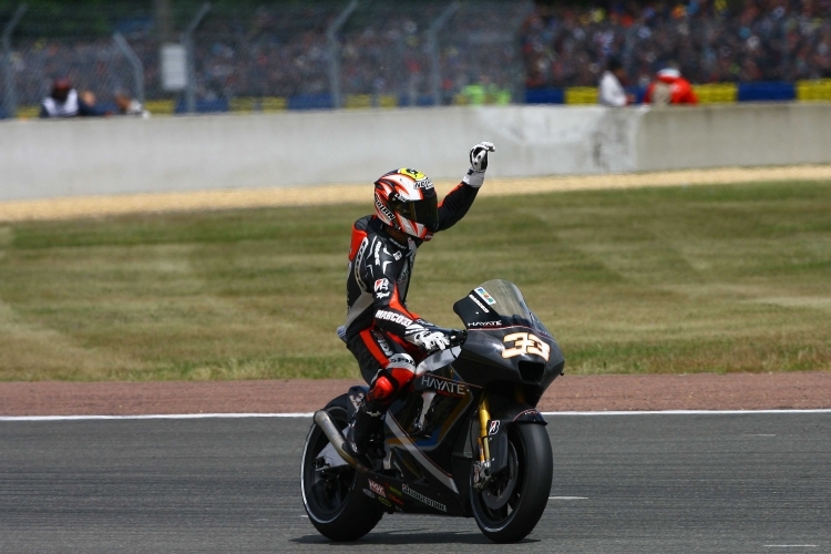 Marco Melandri feiert in Le Mans
