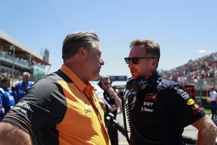 Zak Brown und Christian Horner