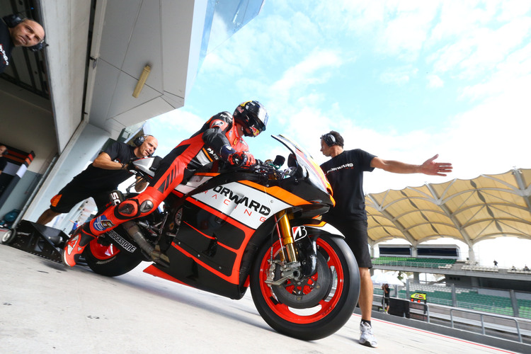 Stefan Bradl beim ersten Sepang-Test vor zwei Wochen