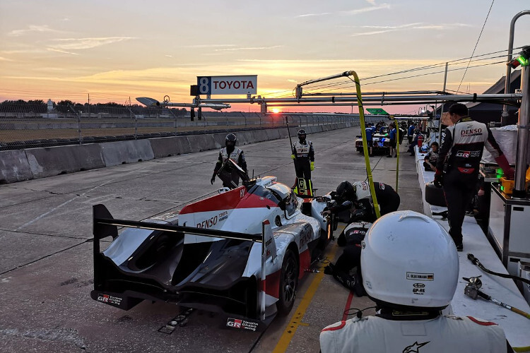 Toyota hatte bereits Anfang Februar in Sebring getestet