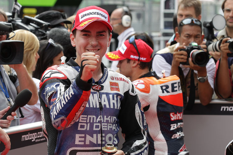 Für Jorge Lorenzo kam der Abbruch zum richtigen Augenblick