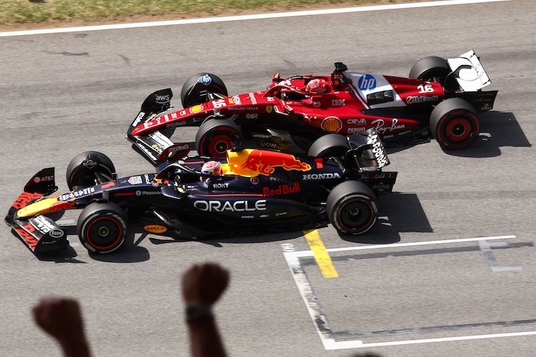 Max Verstappen hatte auf den harten Reifen keine Chance gegen die Konkurrenz