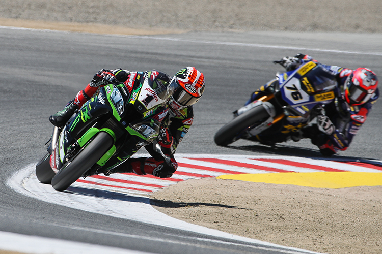 Jonathan Rea vor Loris Baz