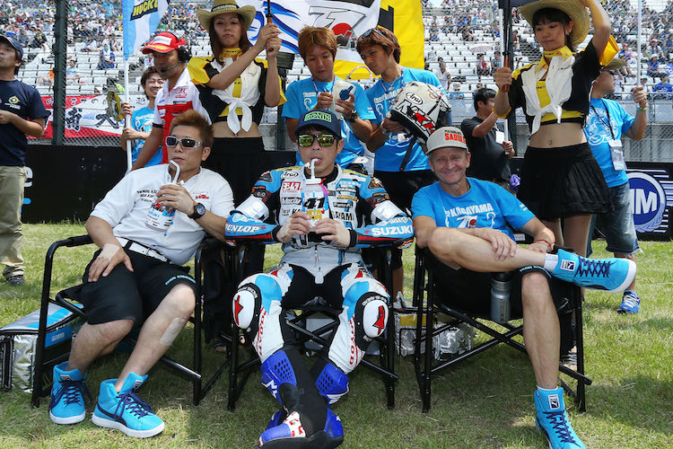 Kagayama, Haga und Schwantz waren 2013 wohl das coolste Team bei den 8h Suzuka