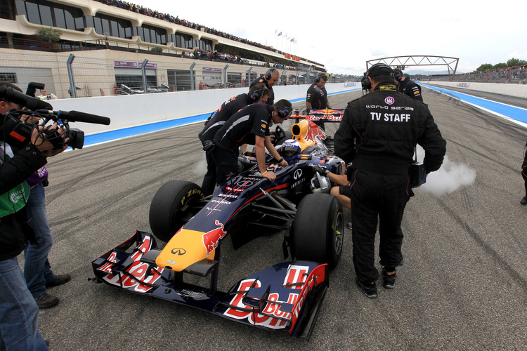 Alain Prost in Le Castellet