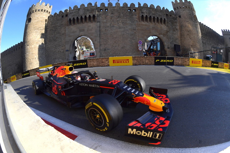 Max Verstappen in Baku