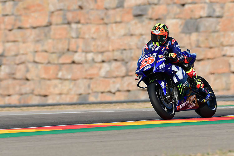 Maverick Viñales schaffte in Aragón den Sprung in Q2