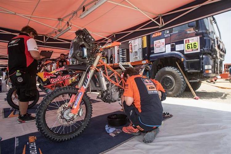 Das Red Bull KTM-Team ist bereit für die anstehenden Dakar-Herausforderungen 