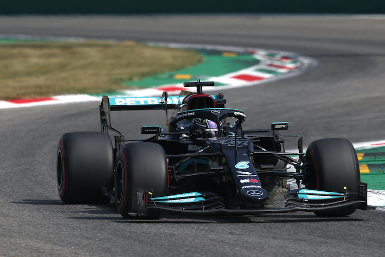  Lewis Hamilton war im zweiten Monza-Training der Schnellste