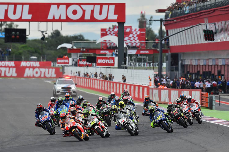 MotoGP-Start in Las Termas 2017