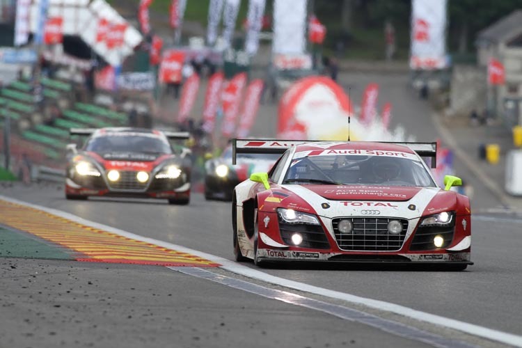 Hart erkämpfter Doppelsieg für Audi in Spa