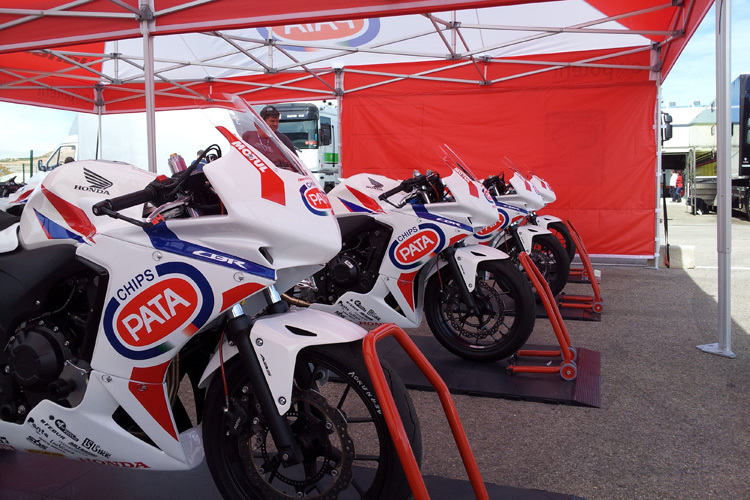 Die schnittigen Cup-Maschinen Honda CB500R