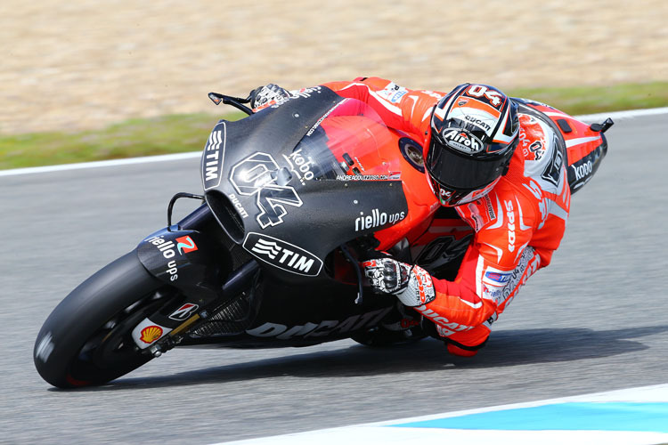 Andrea Dovizioso beim Jerez-Test