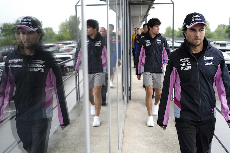 Sergio Pérez und Lance Stroll