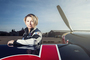 Die französische Kunstflugmeisterin Mélanie Astles