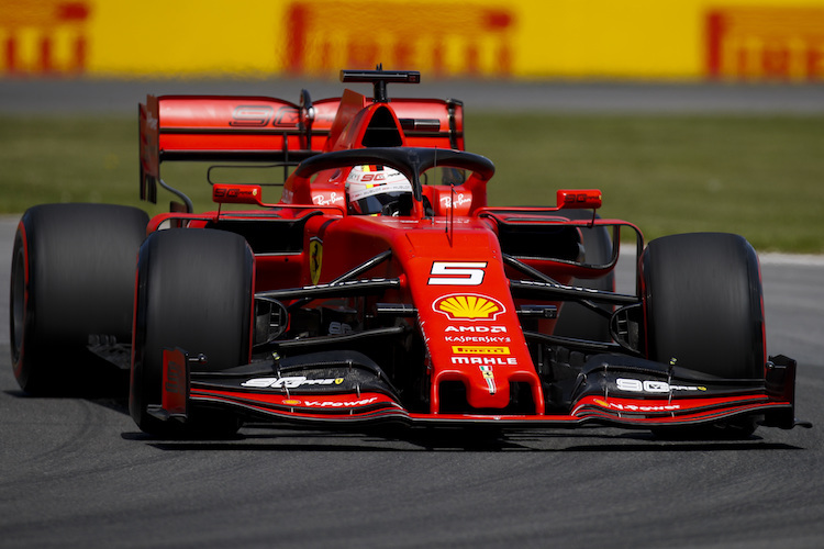 Sebastian Vettel war im dritten freien Kanada-Training der Schnellste 