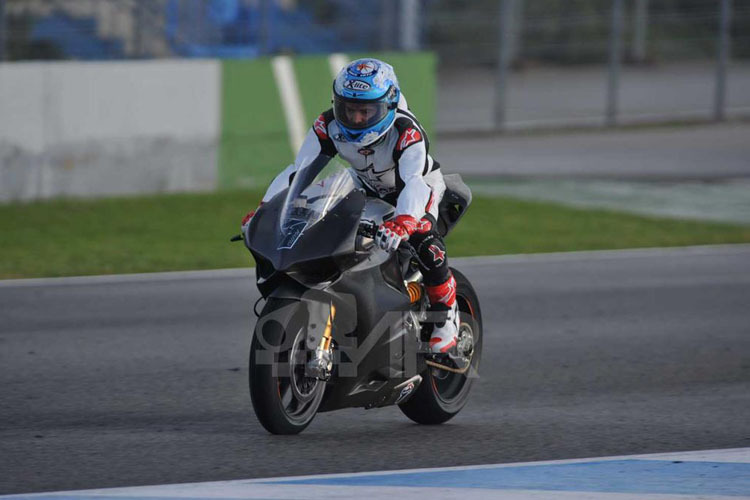 Carlos Checa in Jerez - der Streckenrekord ist nicht in Gefahr