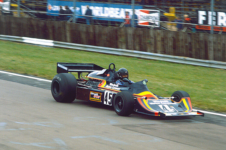 Brian McGuire in Silverstone 1977