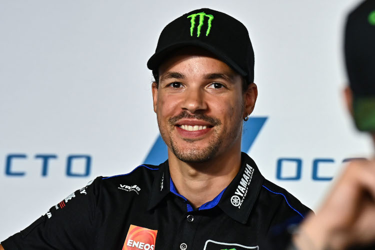 Franco Morbidelli freut sich sichtlich, zurück im MotoGP-Paddock zu sein