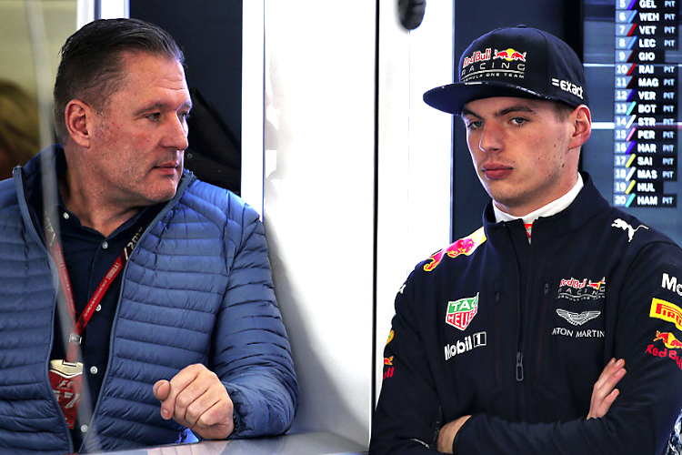 Jos und Max Verstappen