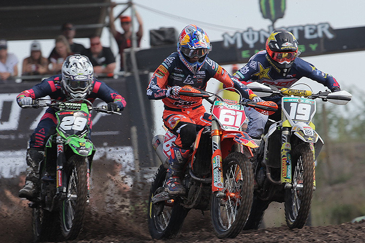 Henry Jacobi, Jorge Prado und Thomas Kjer-Olsen am Start