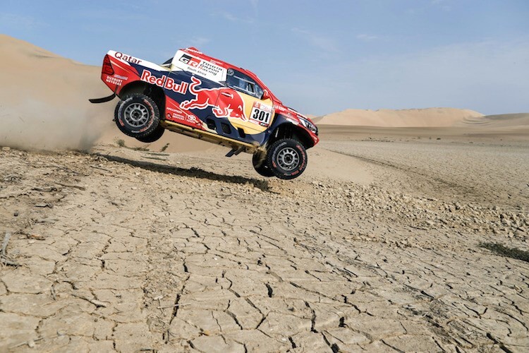 Dakar-Sieger Nasser Al-Attiyah im Toyota Hilux