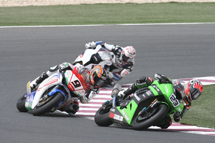 Broc Parkes hielt lange Zeit Kiyonari und Corser in Schach