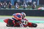 Alvaro Bautista musste seine Honda in diesem Jahr schon häufiger aus dem Kies befreien