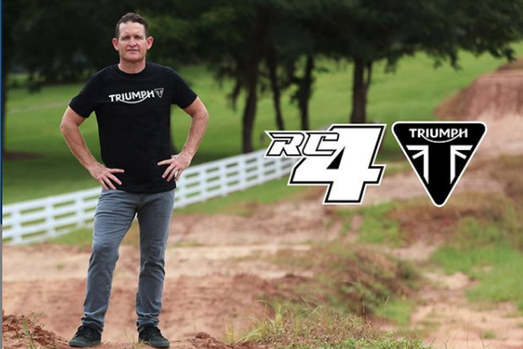 Ricky Carmichael ist am Offroad-Projekt von Triumph beteiligt