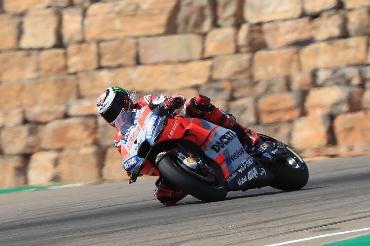 Jorde Lorenzo auf seiner Heimstrecke in Aragon