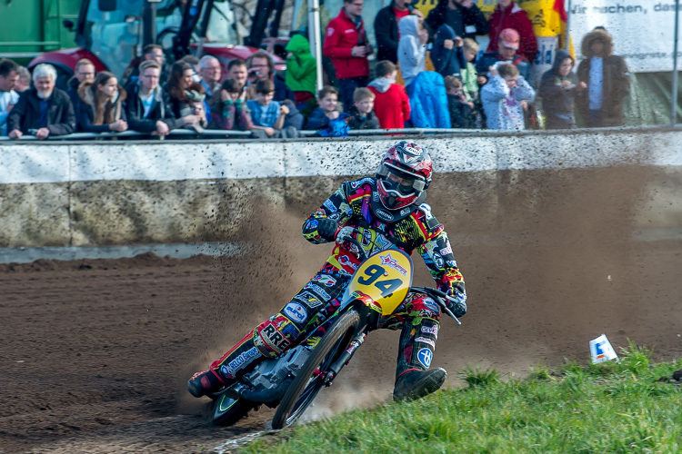 Dirk Fabriek beim Ostertraining in Wagenfeld