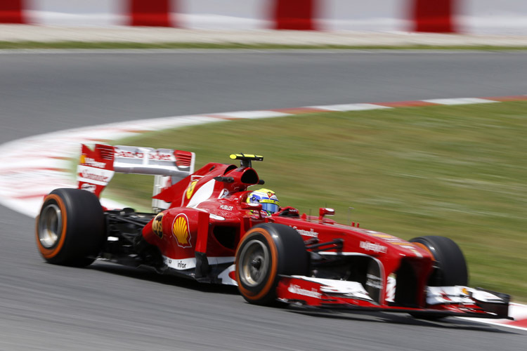 Hauchdünner Vorsprung: Felipe Massa war sechs Tausendstel schneller als Kimi Räikkönen